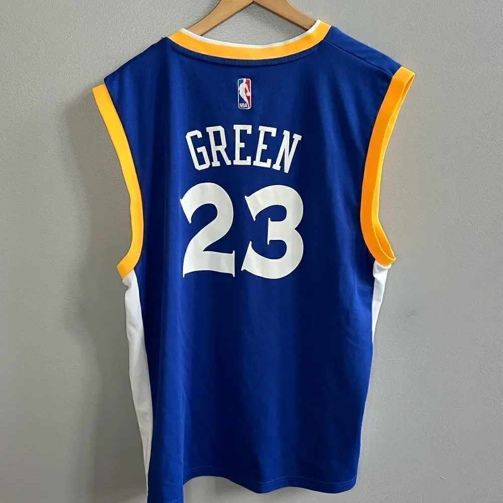 Adidas Golden State Warriors 23 Draymond Green NBA Basketball Jersey Size XL